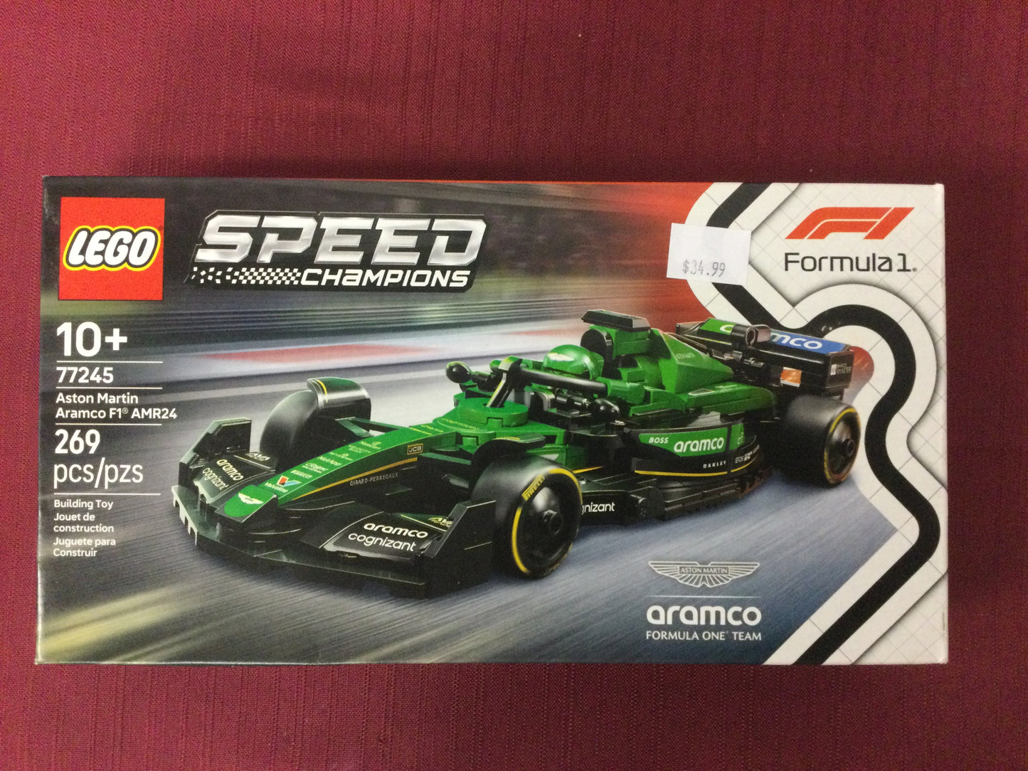 Lego Aston Martin Aramco F1 AMR24