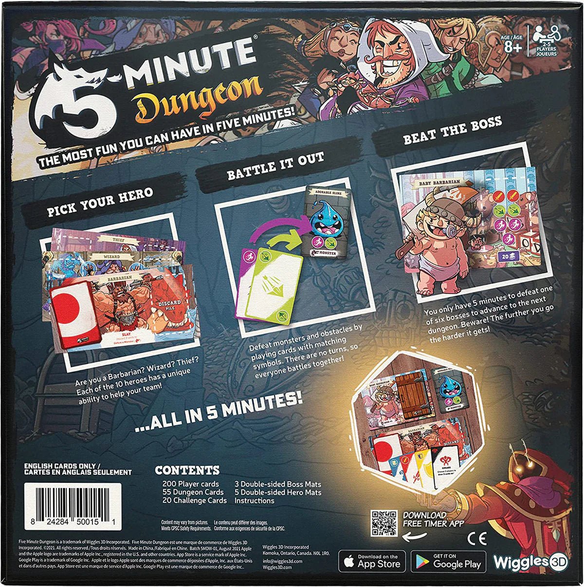 5 - Minute Dungeon - WiredVillage GamesWiggles 3D