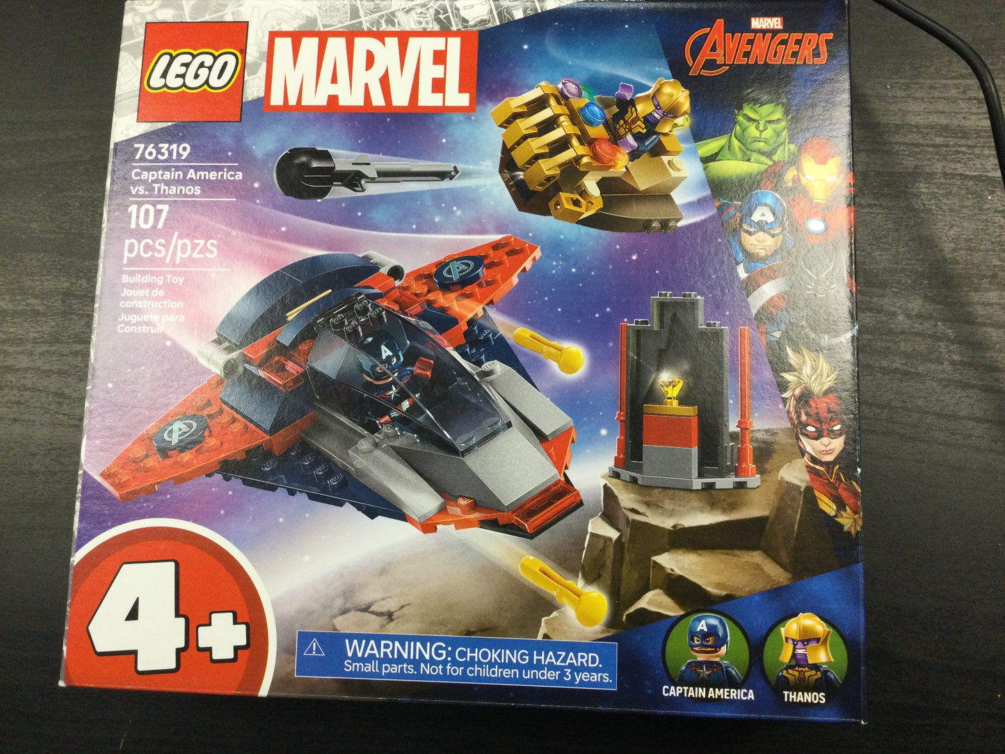 LEGO Marvel Captain America Vs. Thanos 76319