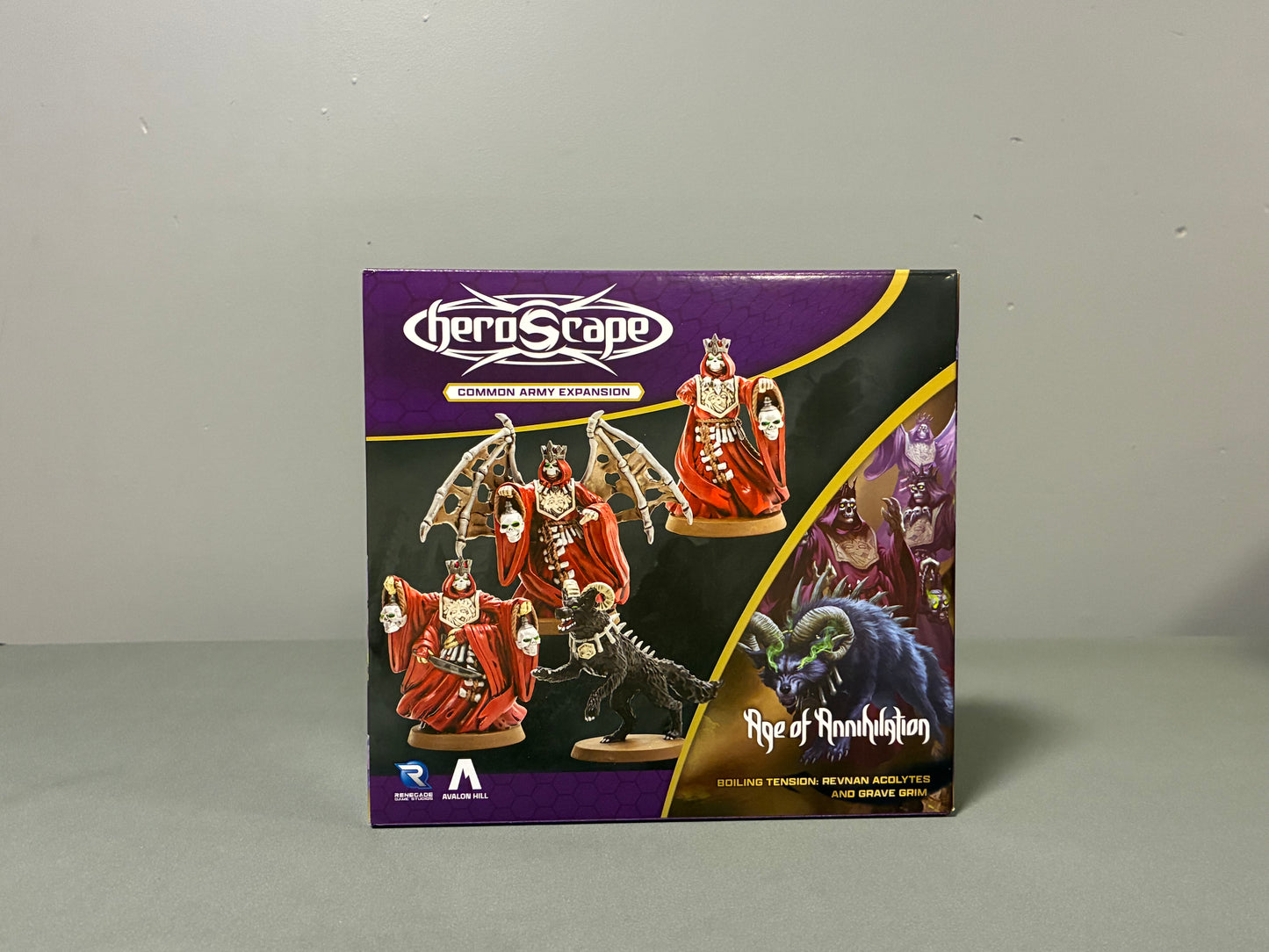 HeroScape Boiling tension Revnan acolytes, and grave grim expansion
