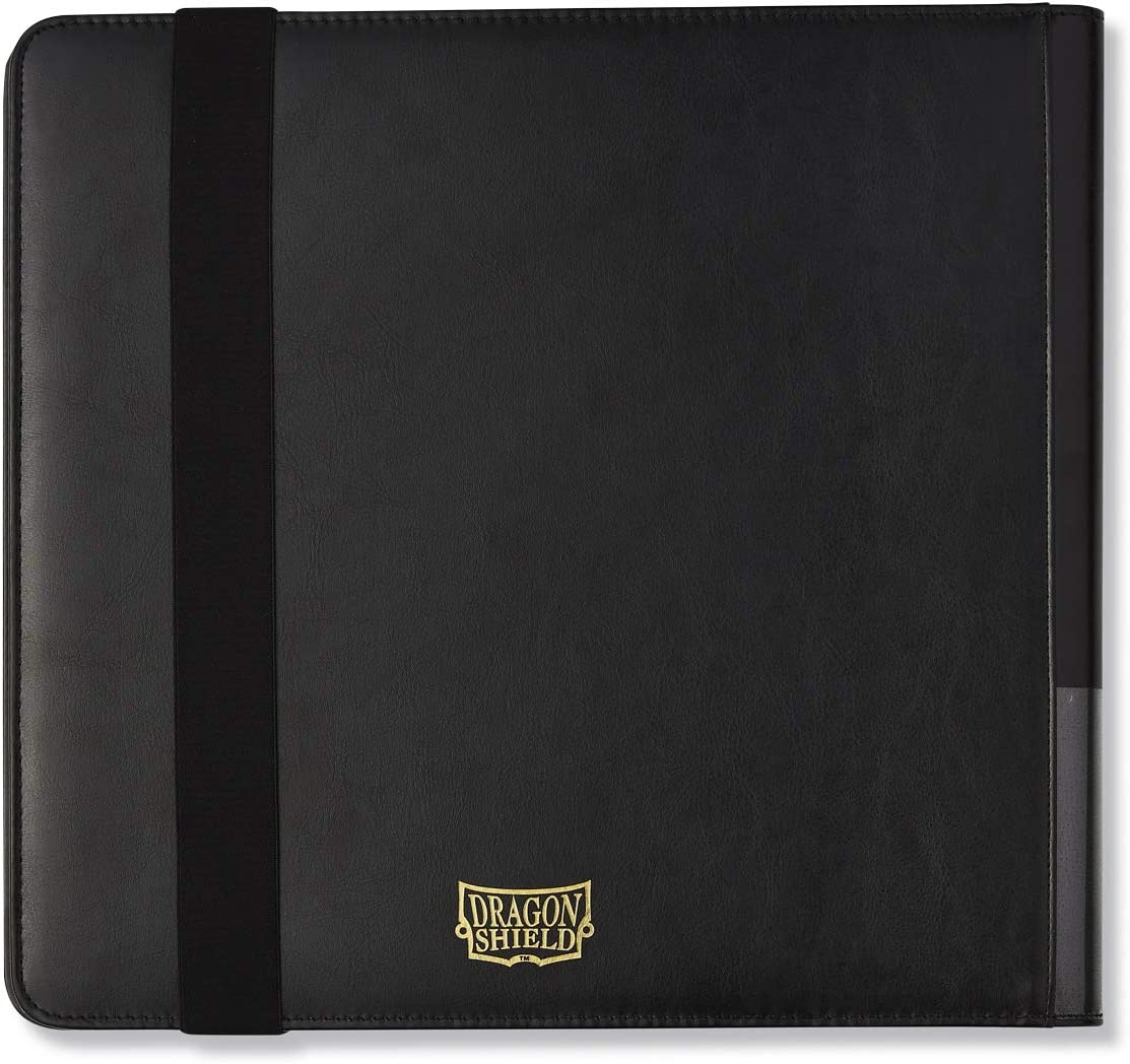 Arcane Tinman Card Binder: Dragon Shield 12 Pocket (Sideload) Portfolio Black - WiredVillage Games - Wiredvillage Games
