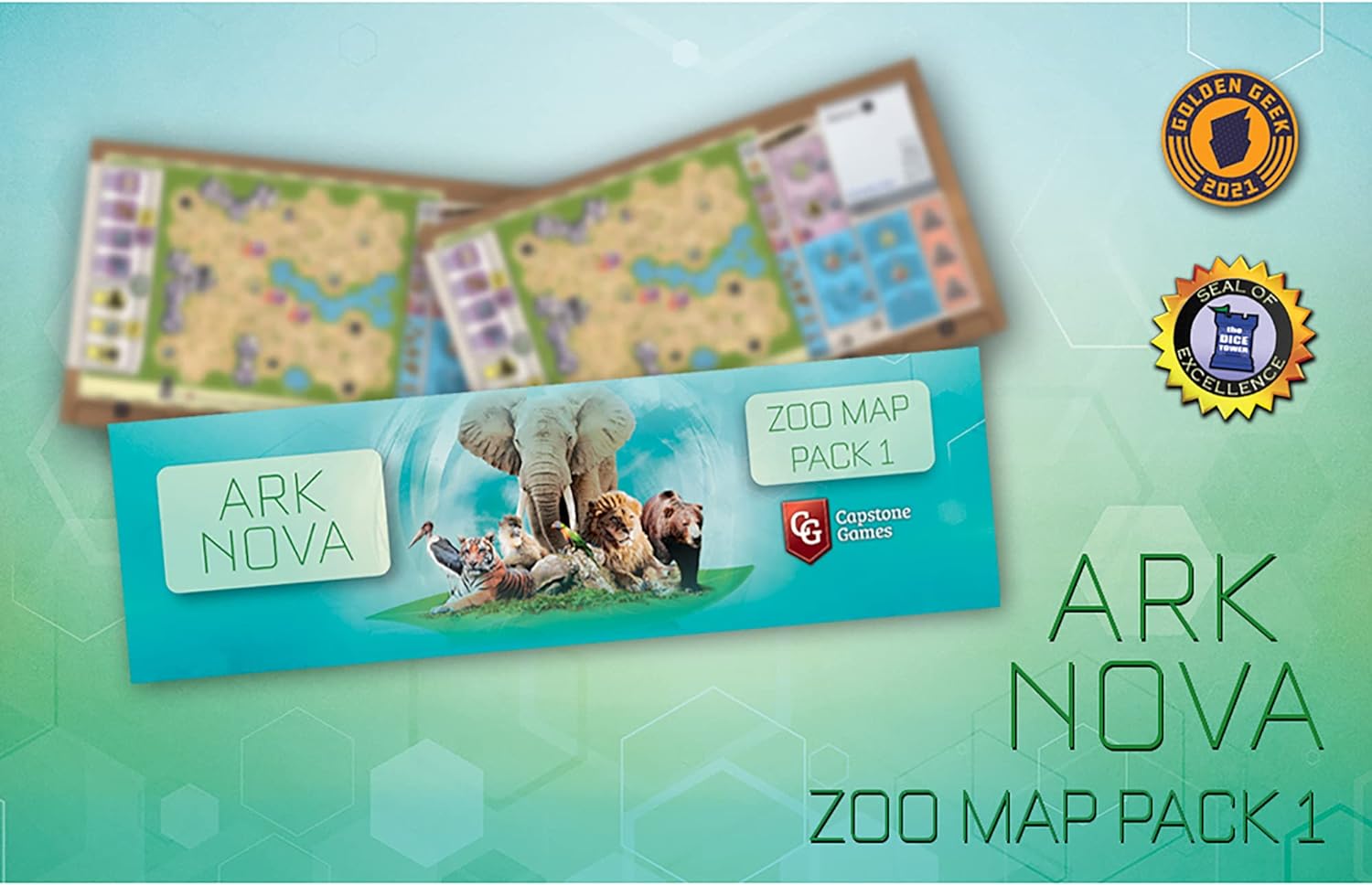 Ark Nova: Zoo Map Pack 1 - WiredVillage Games - Wiredvillage Games