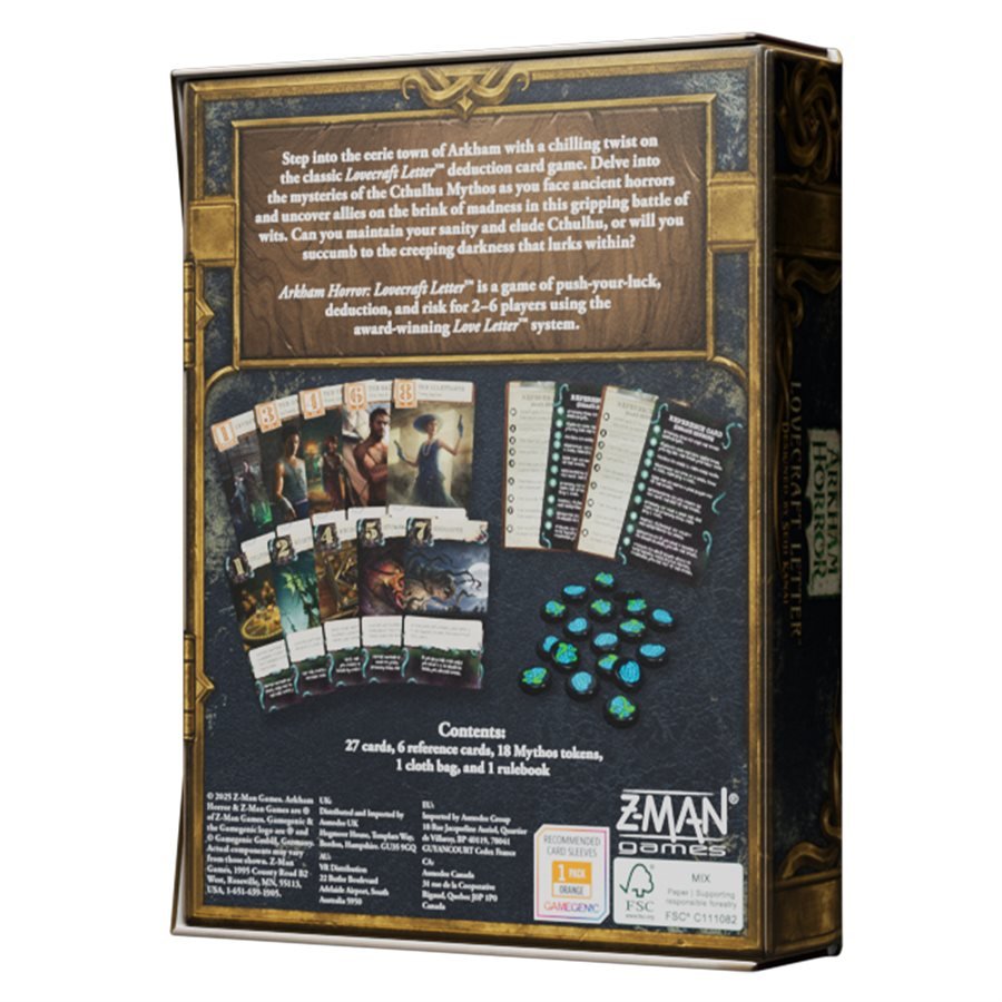 Arkham Horror: Lovecraft Letter - WiredVillage GamesZ - Man Games