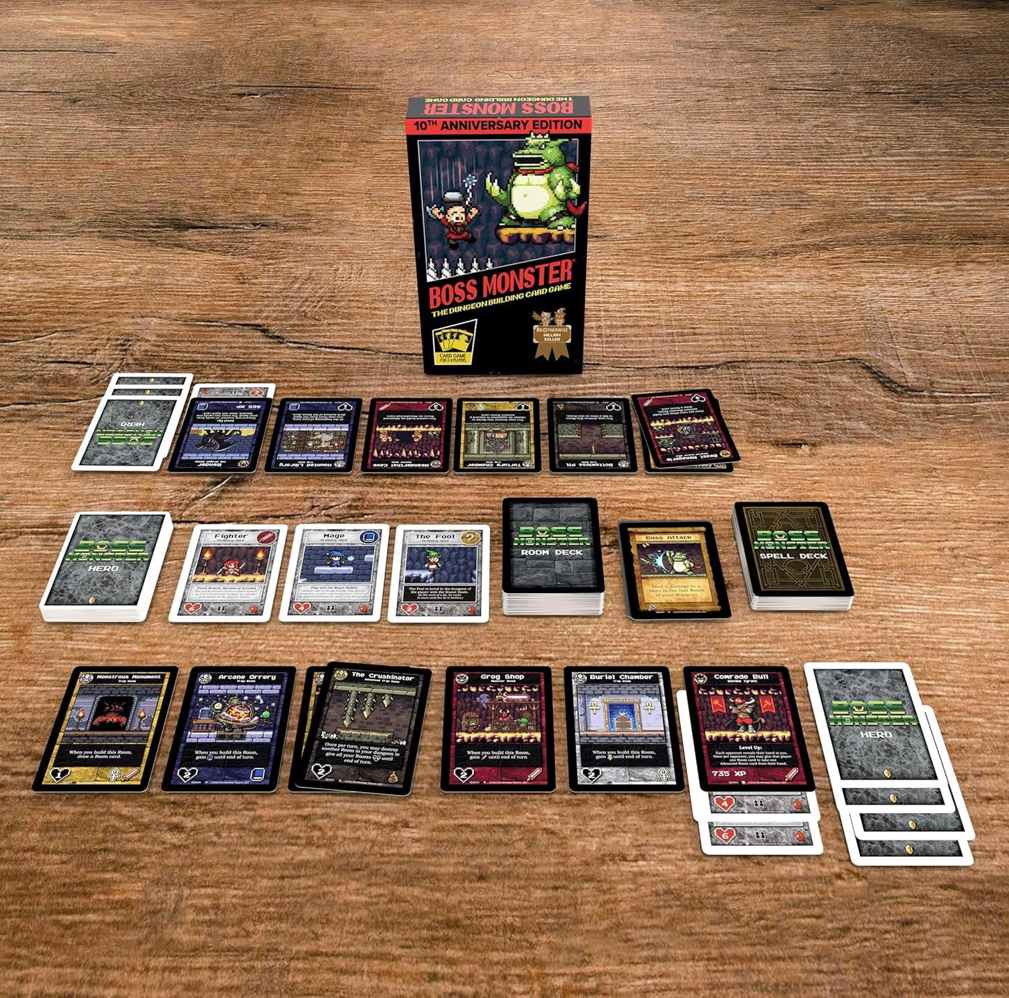 Boss Monster: 10th Anniversary Edition - WiredVillage Games - Brotherwise games