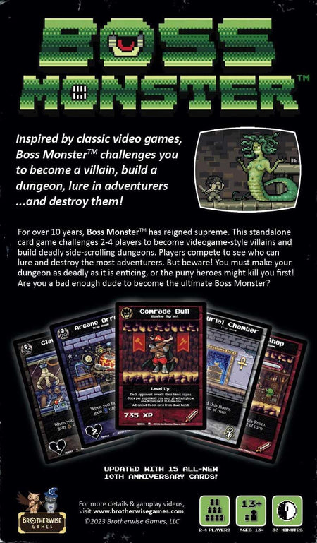 Boss Monster: 10th Anniversary Edition - WiredVillage Games - Brotherwise games