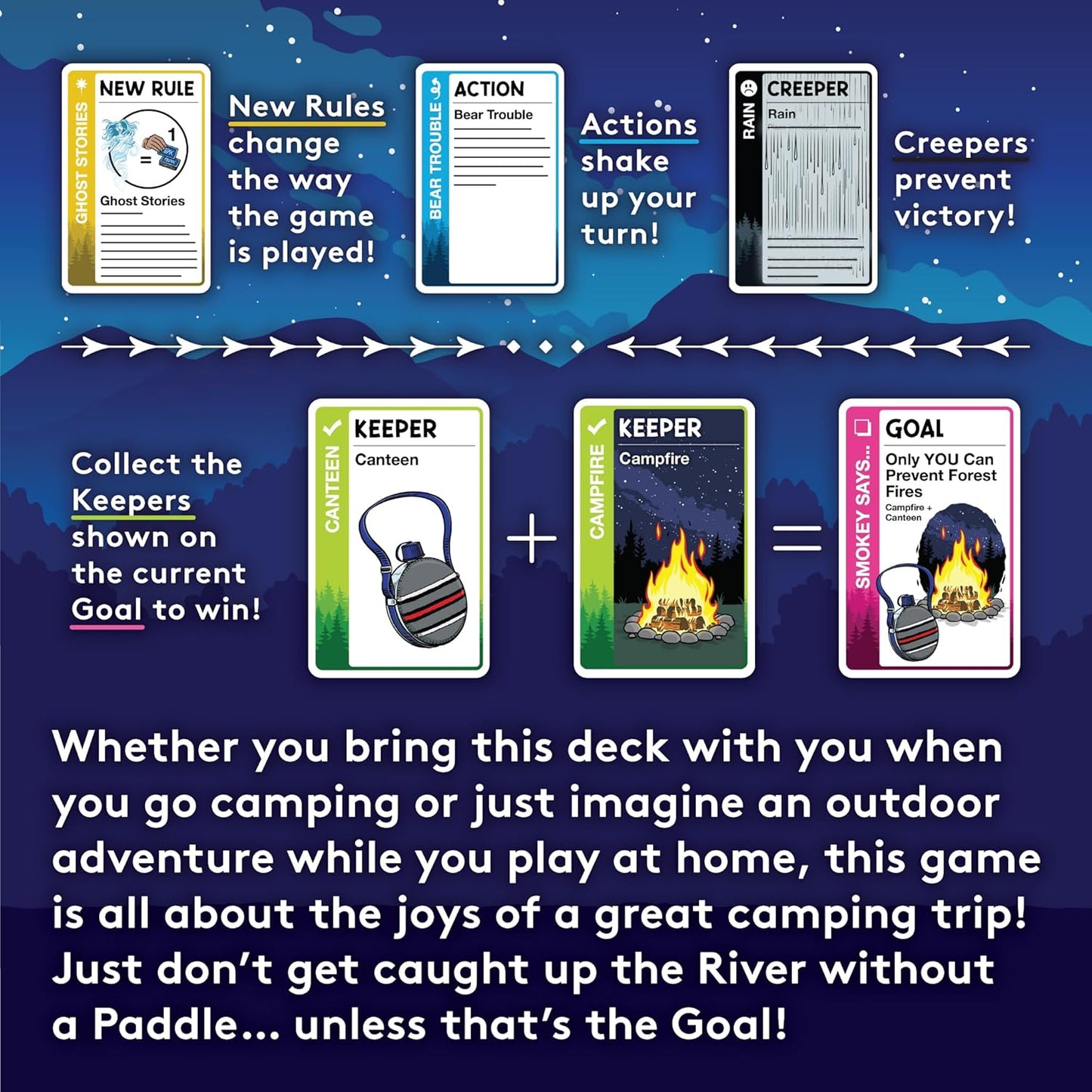 Camping Fluxx - WiredVillage Games - Looney Labs