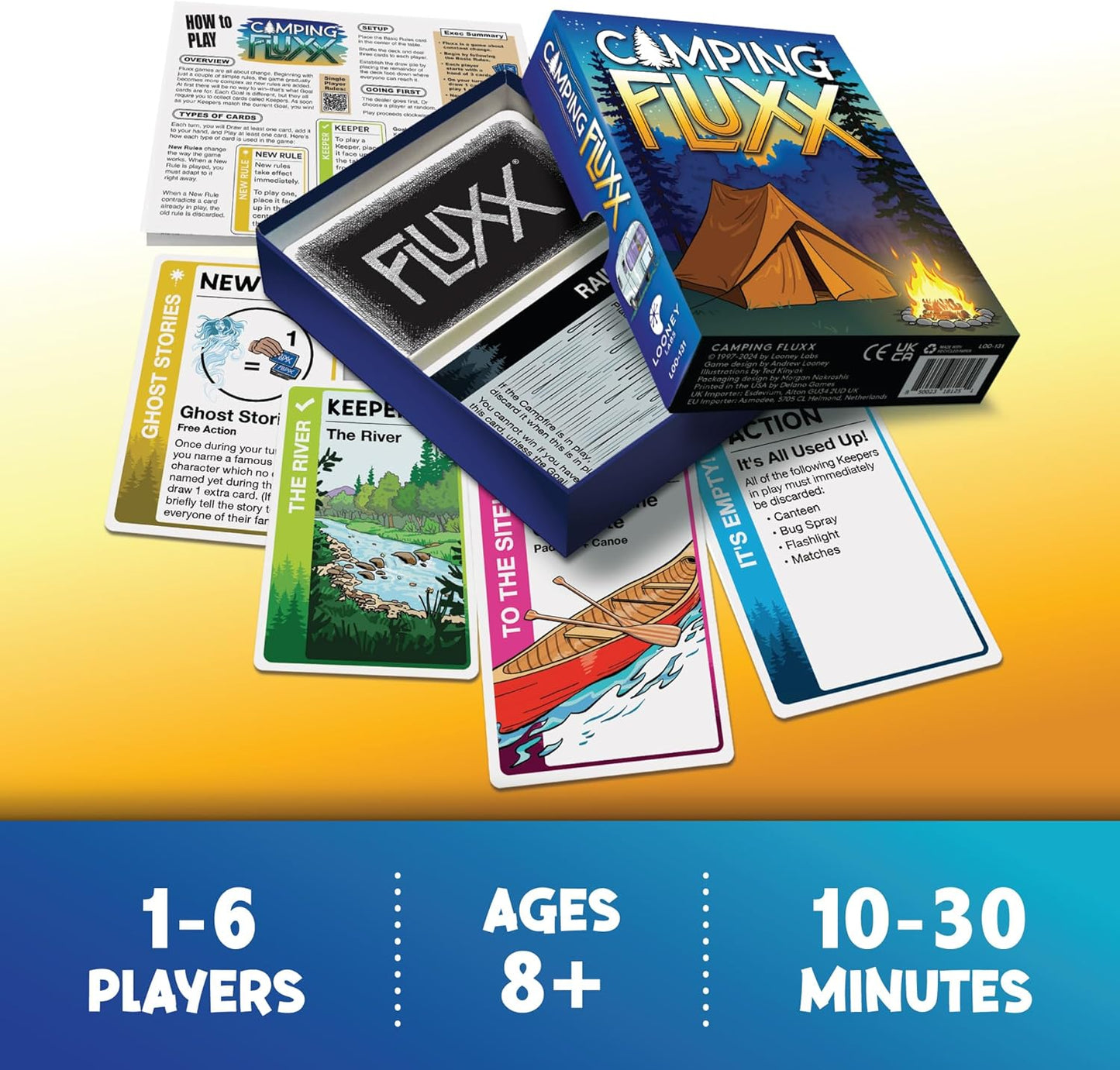 Camping Fluxx - WiredVillage Games - Looney Labs
