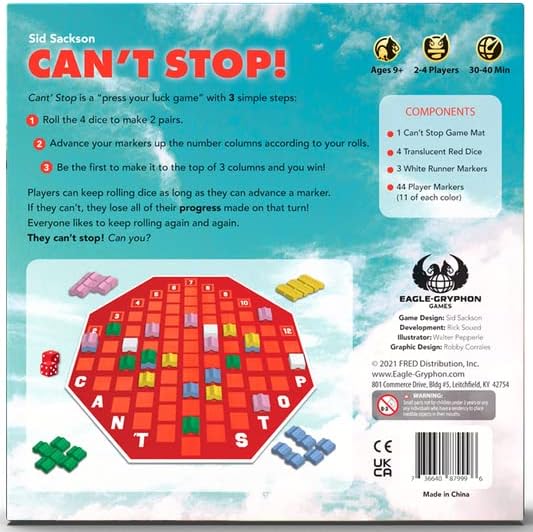 Can't Stop - WiredVillage GamesEagle Griffon