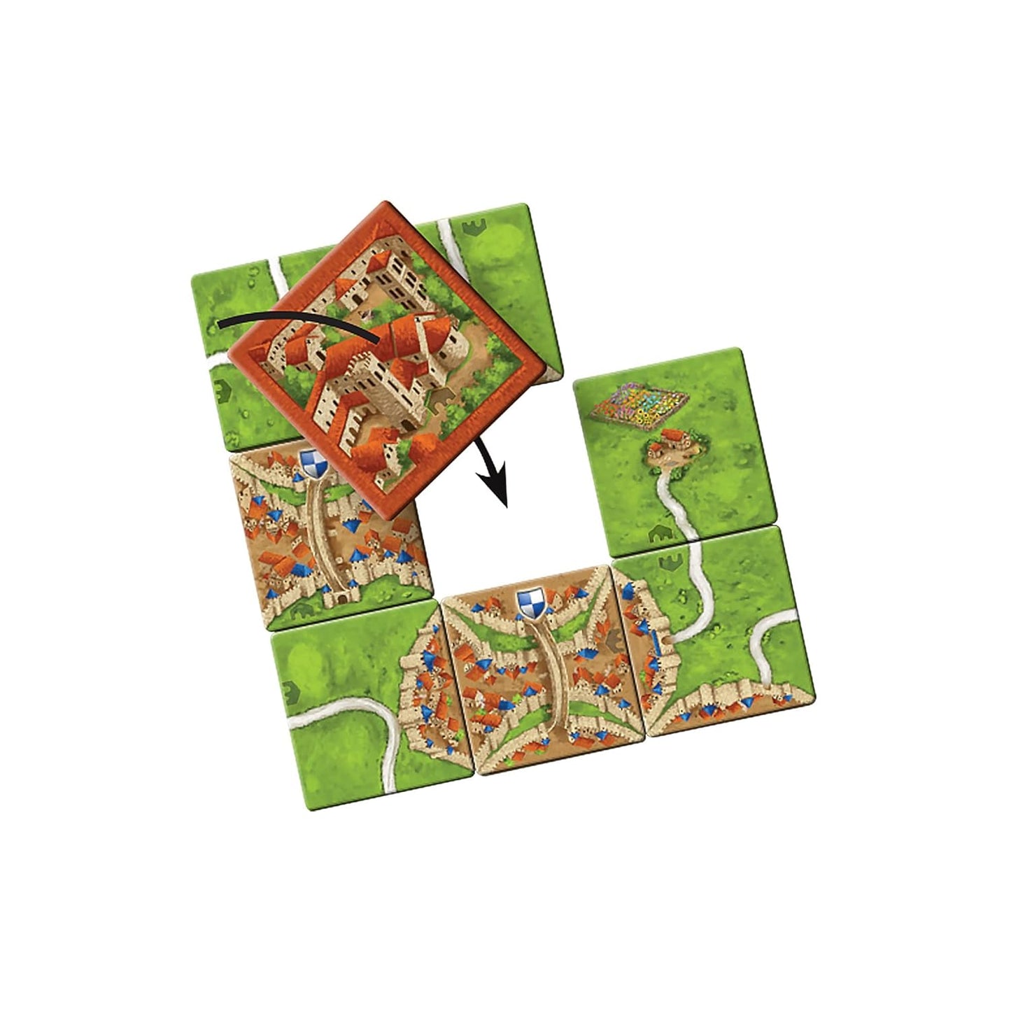 Carcassonne: Abbey & Mayor Expansion 5 - WiredVillage Games - Z - Man Games