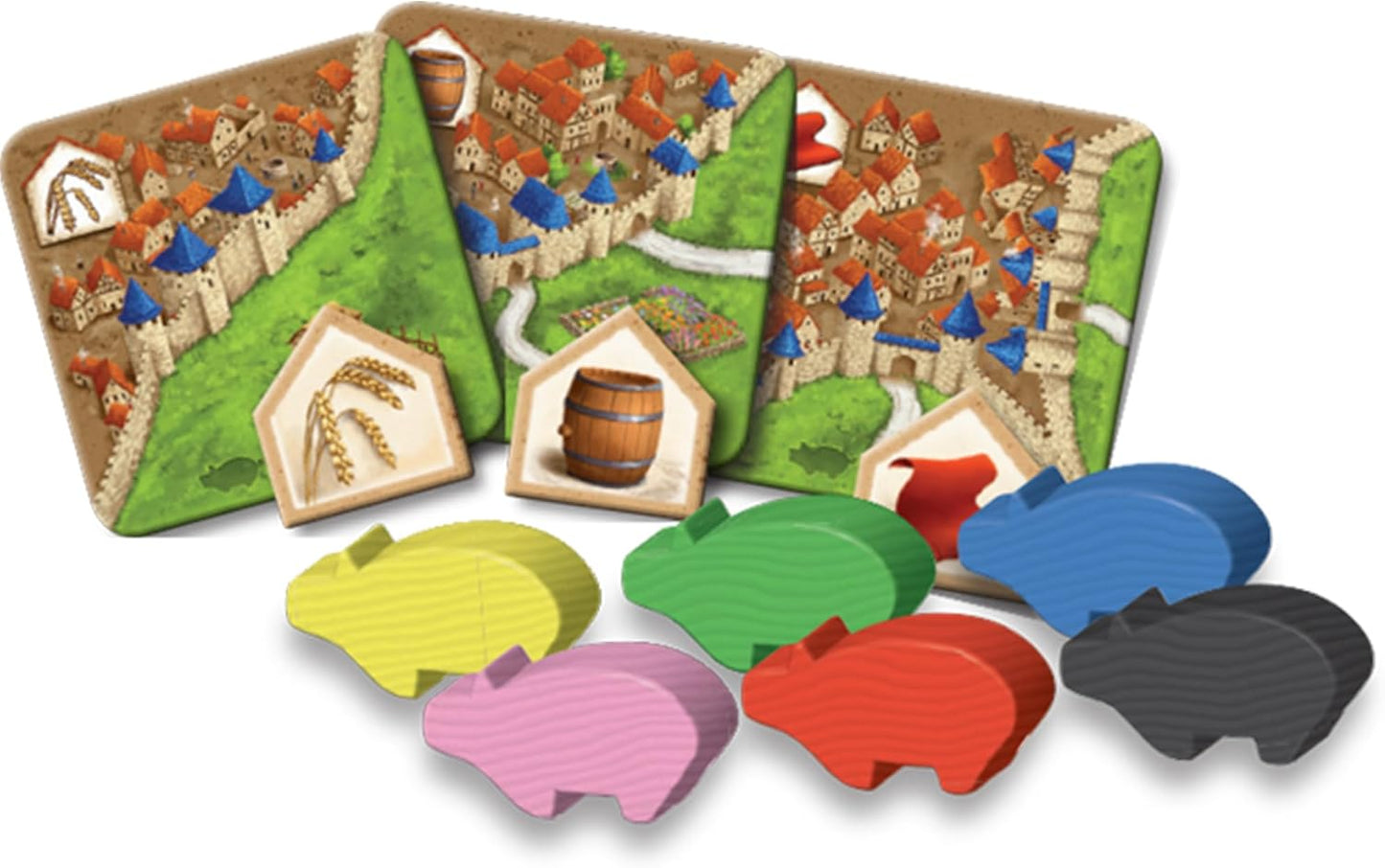 Carcassonne EXPANSION 2 : Traders & Builders - WiredVillage Games - Z - Man Games