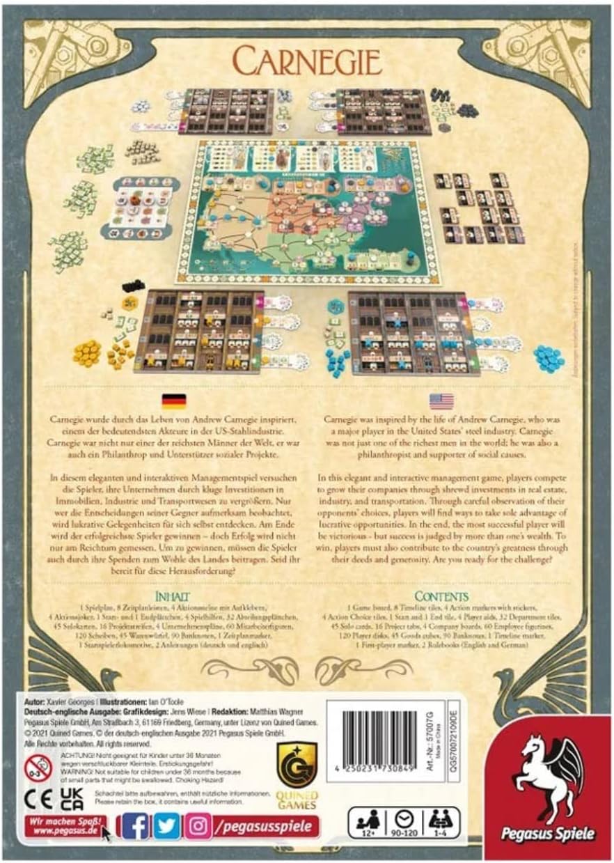 Carnegie - WiredVillage Games - Pegasus Spiele