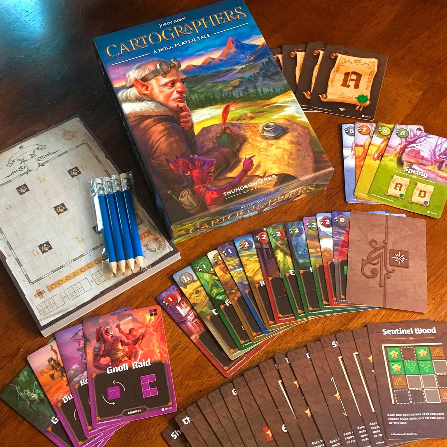 Cartographers: A Roll Player Tale - WiredVillage Games - Thunderworks Games