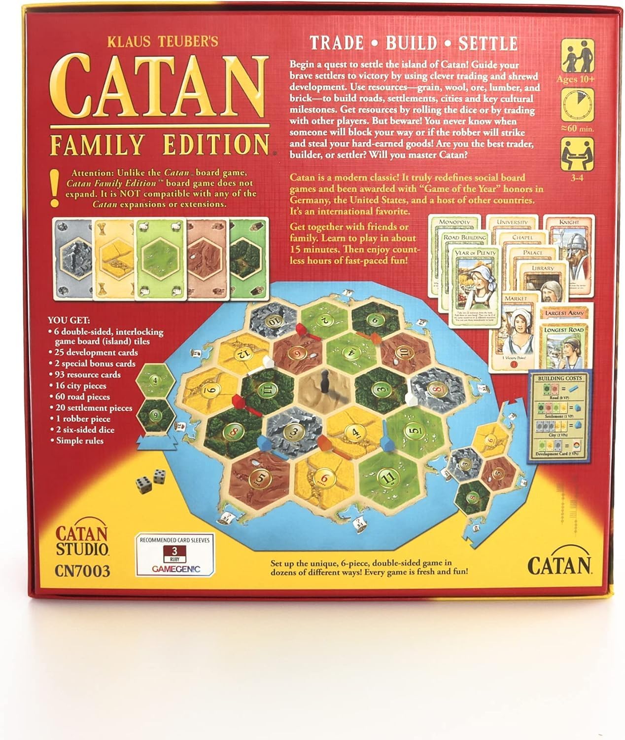 CATAN - FAMILY EDITION - WiredVillage Games - Catan Studio