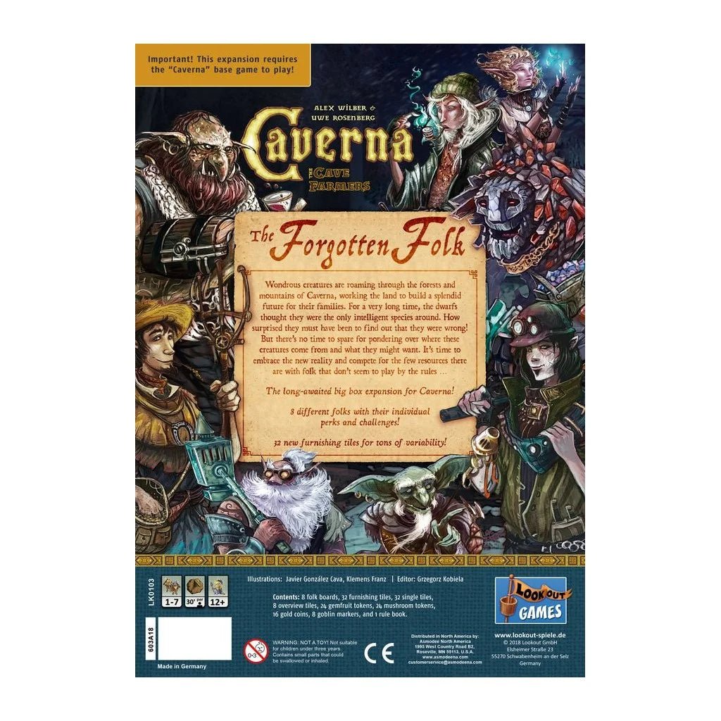 Caverna The Cave Farmers The Forgotten Folk - WiredVillage Games - Wiredvillage Games