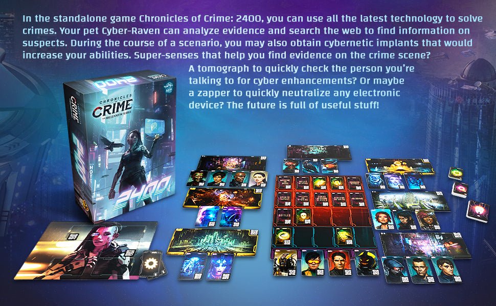 Chronicles of Crime: 2400 - WiredVillage Games - Lucky Duck Games