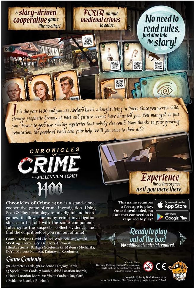 Chronicles of Crime: Millennium - 1400 - WiredVillage Games - Lucky Duck Games