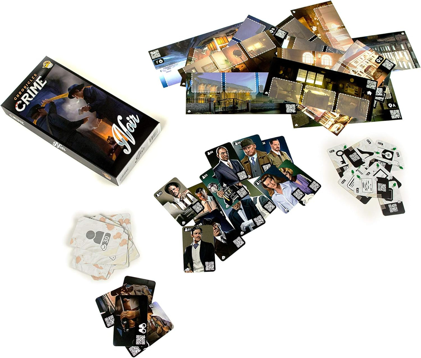 Chronicles of Crime: Noir Expansion - WiredVillage GamesLucky Duck Games