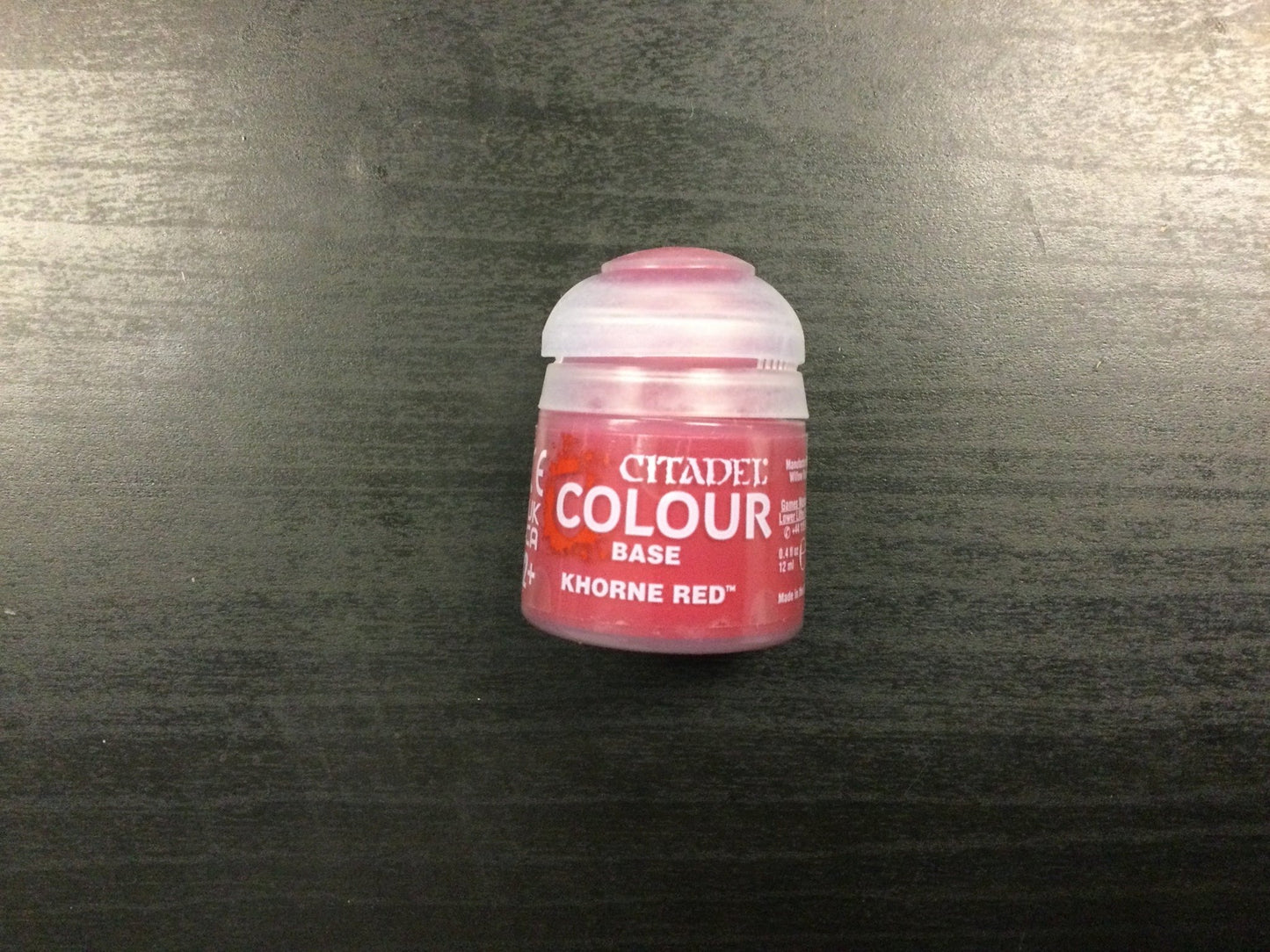 Citadel Colour Base Khorne Red – Warhammer 40K Paint - WiredVillage Games - Games Workshop