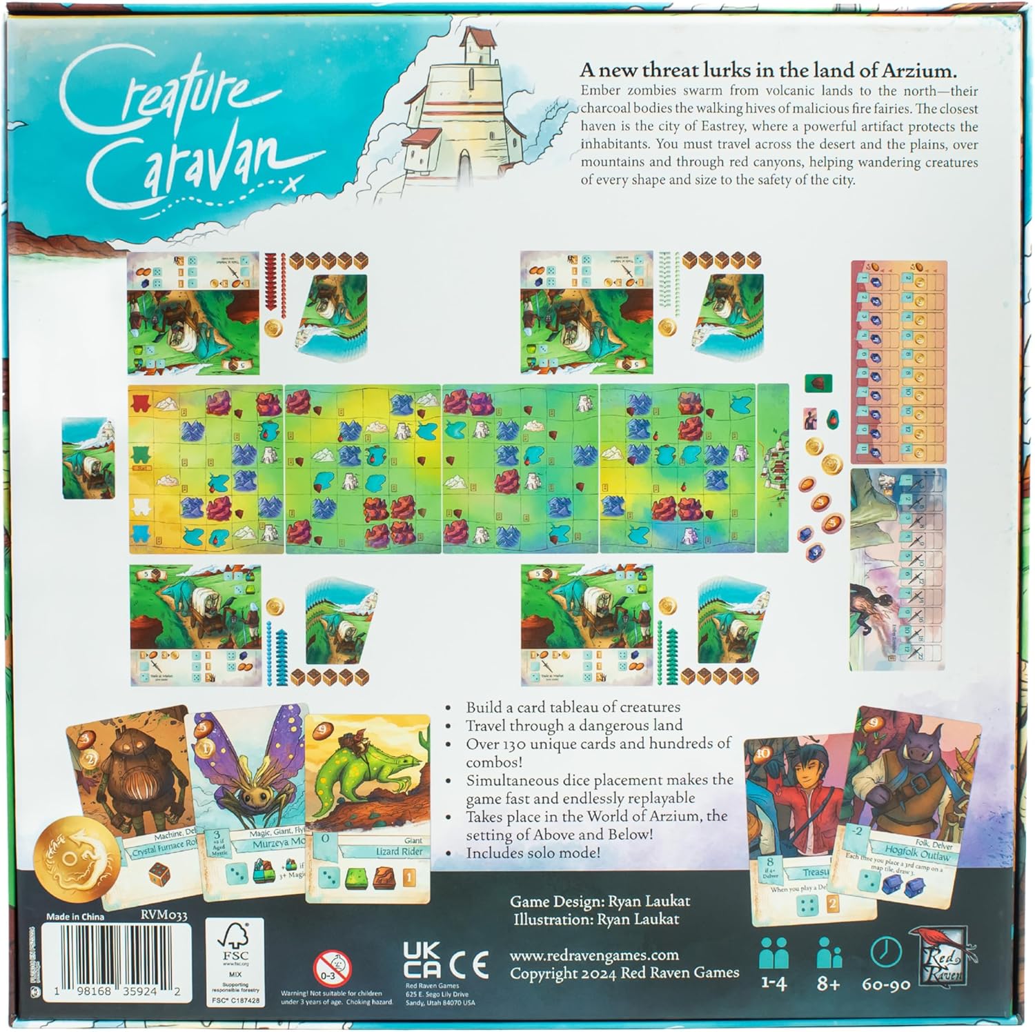 Creature Caravan - WiredVillage Games - Red Raven Games