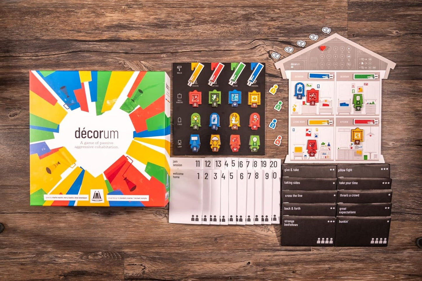Décorum (2022) - WiredVillage GamesFloodgate Games