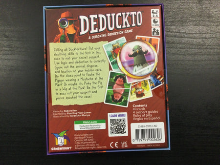 Deduckto - WiredVillage Games - Gamewright