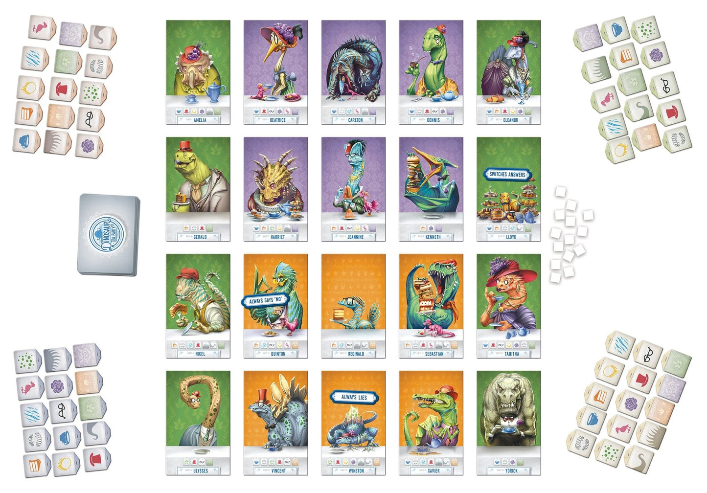 DINOSAUR TEA PARTY - WiredVillage GamesRestoration Games