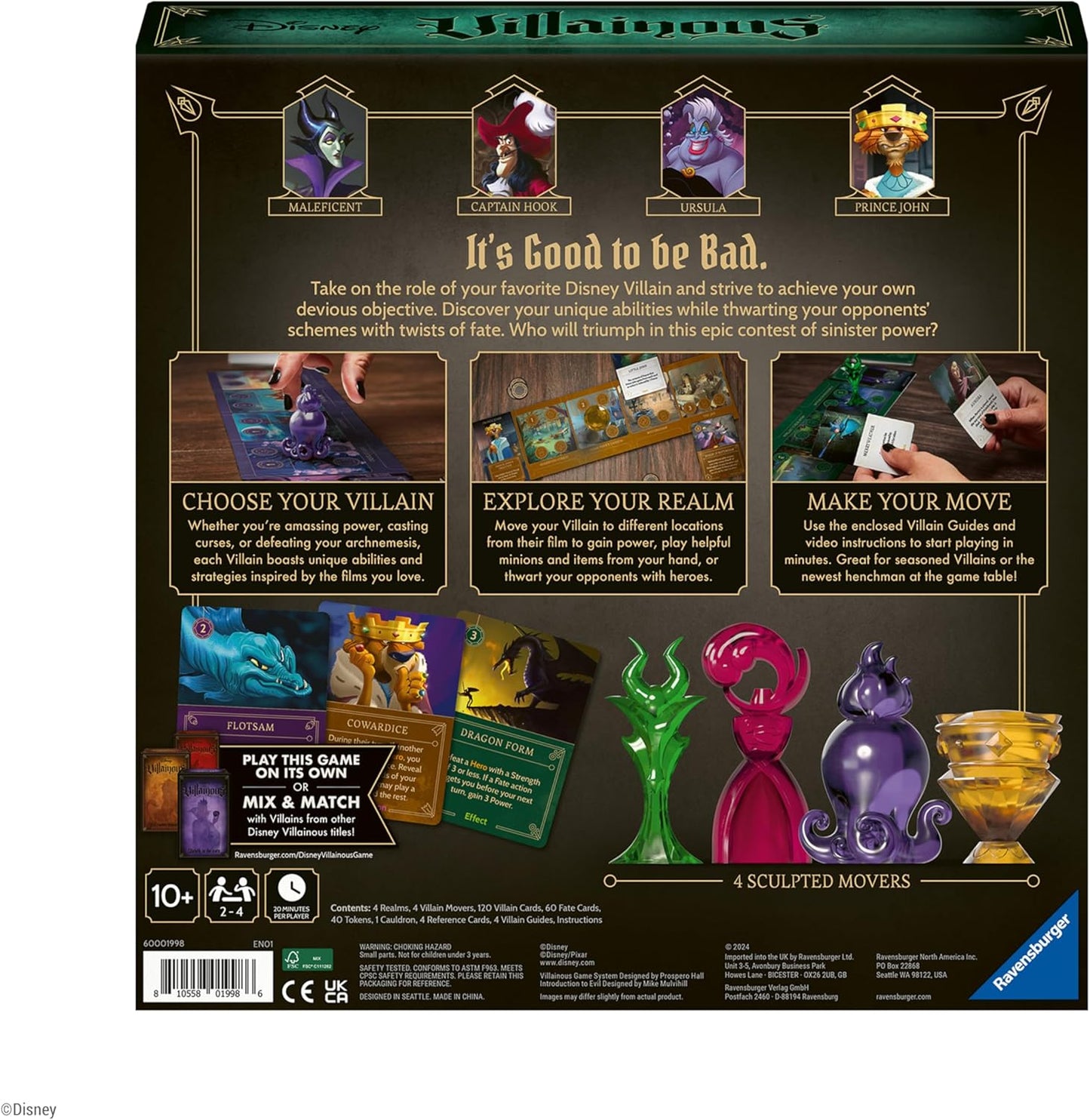 Disney Villainous: Introduction to Evil Family - WiredVillage GamesRavensburger