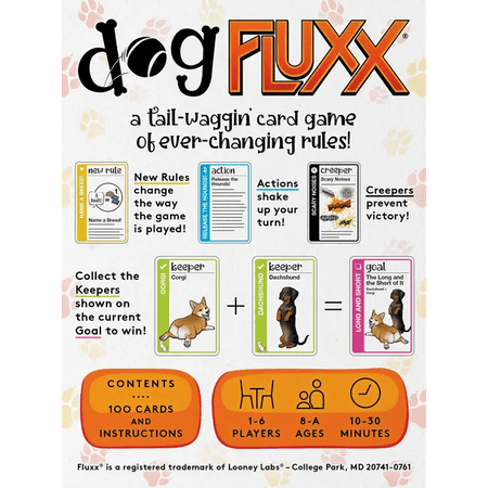 Dog Fluxx - WiredVillage Games - Looney Labs WiredVillage Games