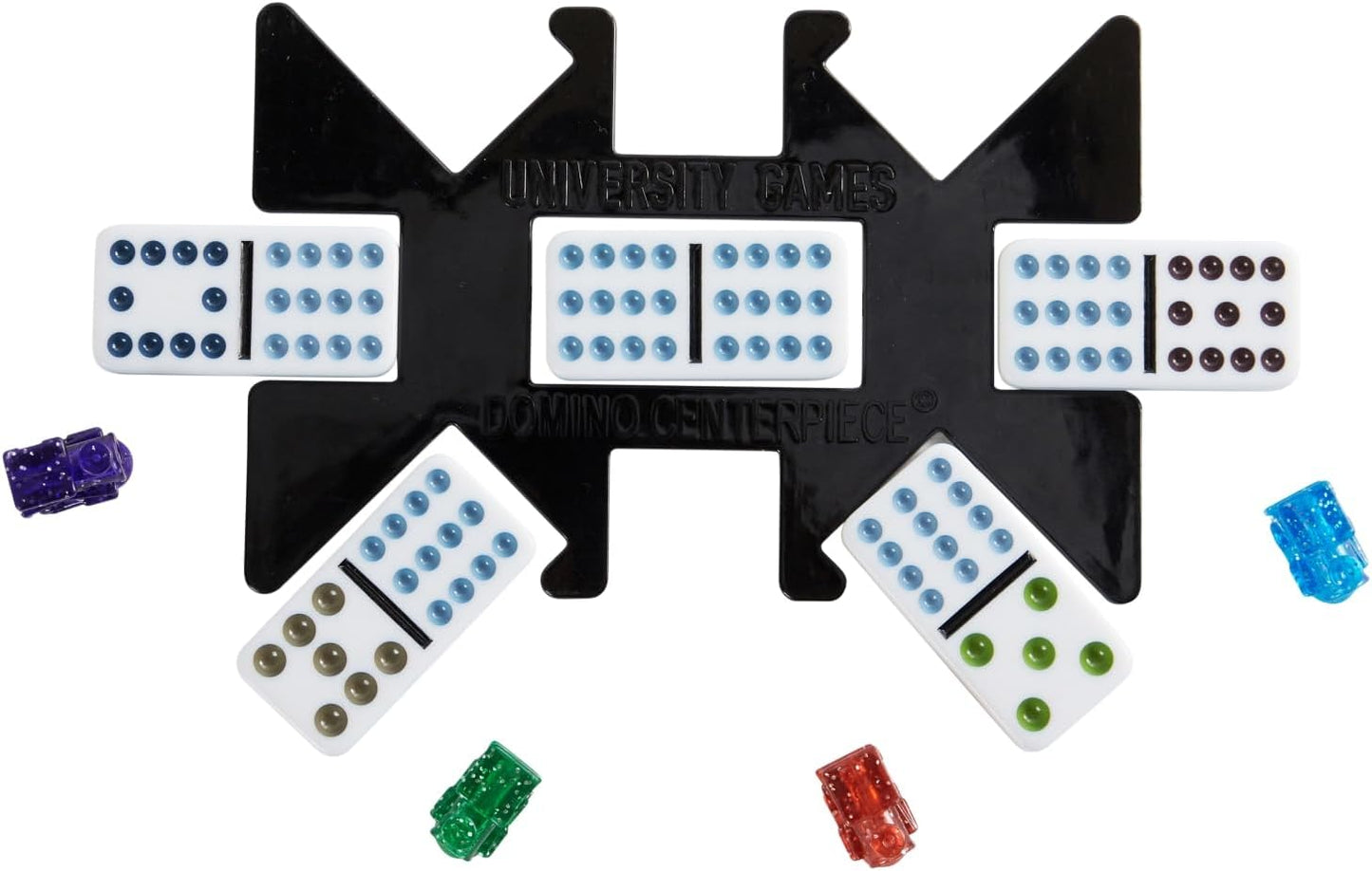 Double 12 Mexican Train Dominoes - WiredVillage GamesUniversity Games