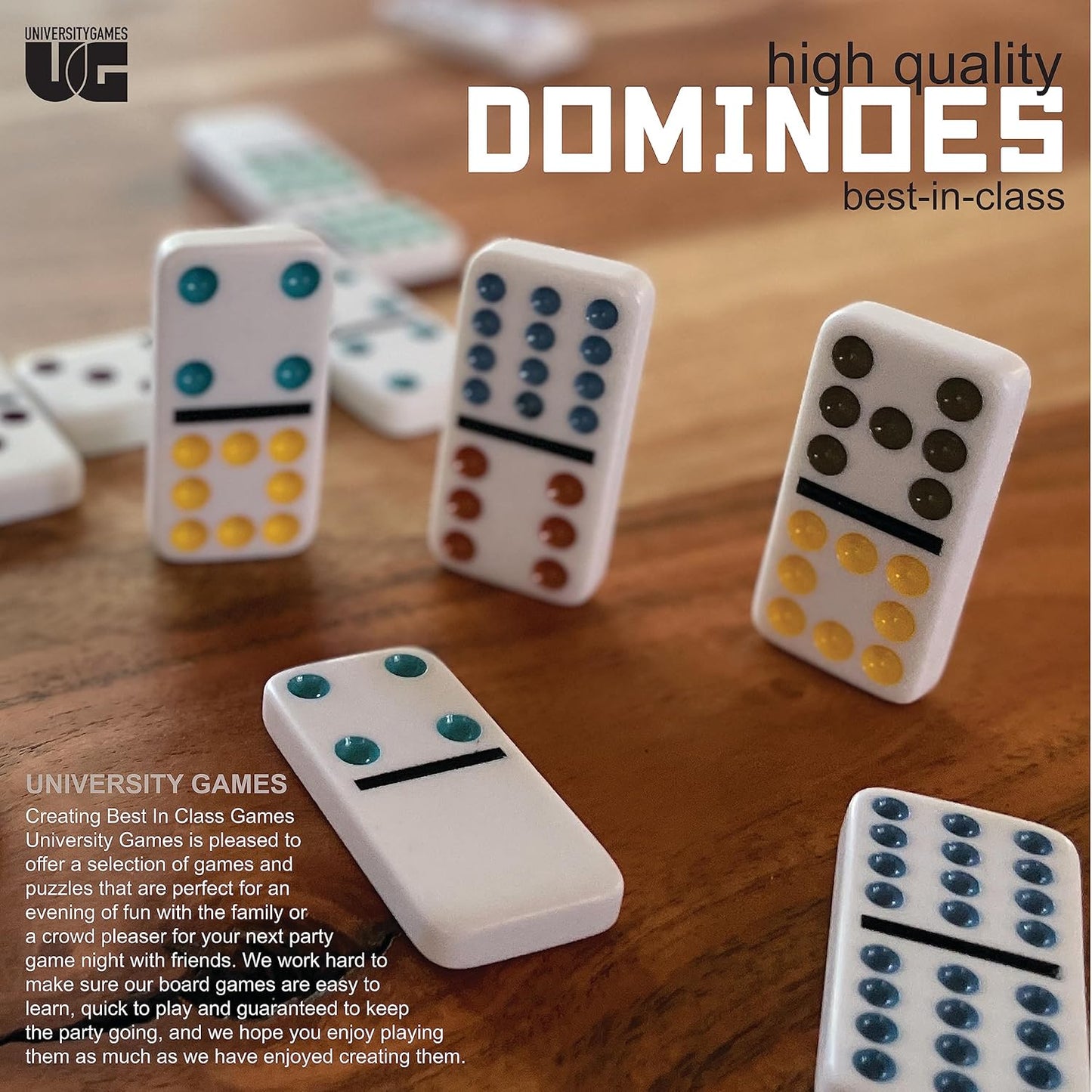 Double 12 Mexican Train Dominoes - WiredVillage GamesUniversity Games