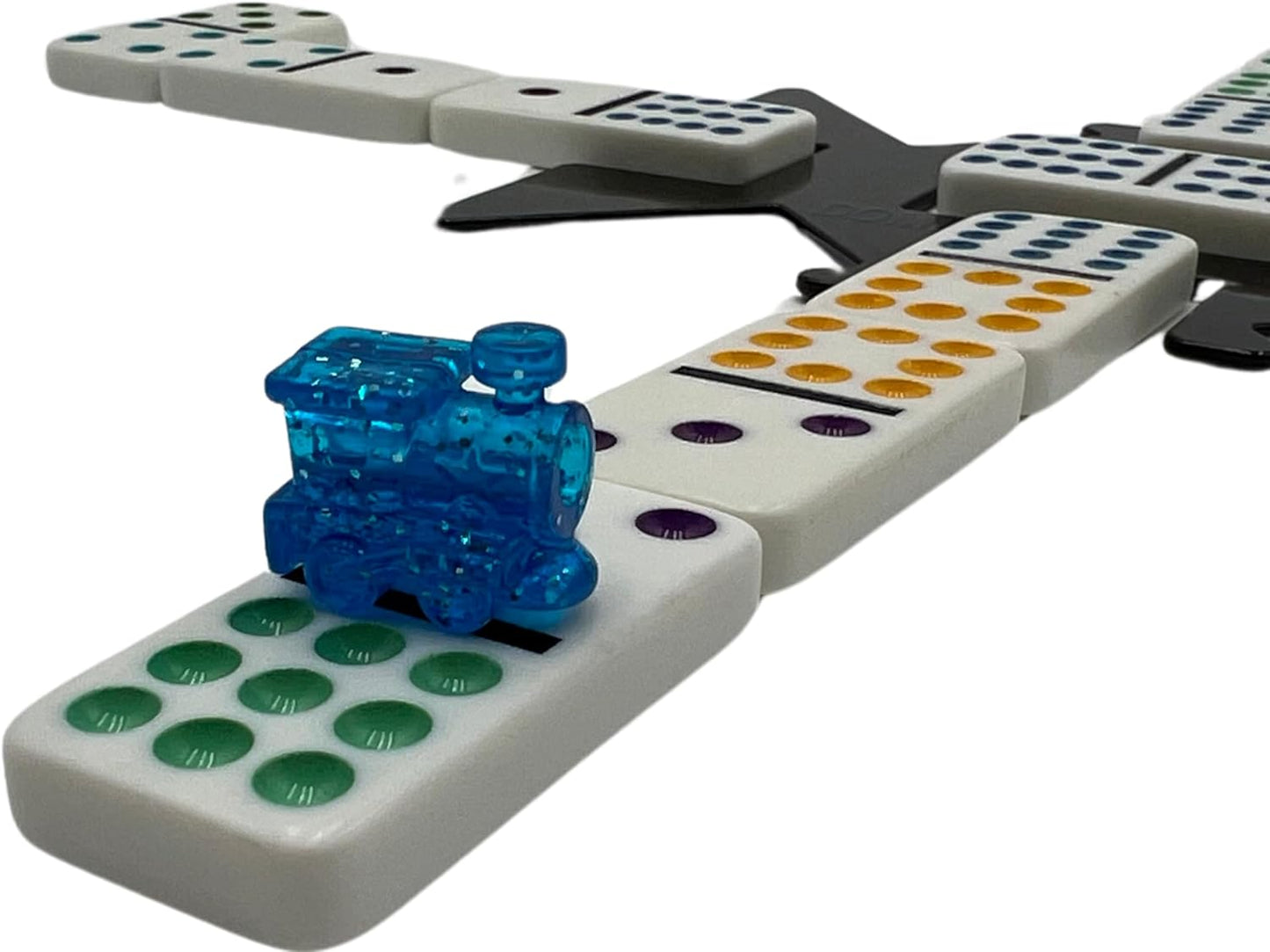 Double 12 Mexican Train Dominoes - WiredVillage GamesUniversity Games