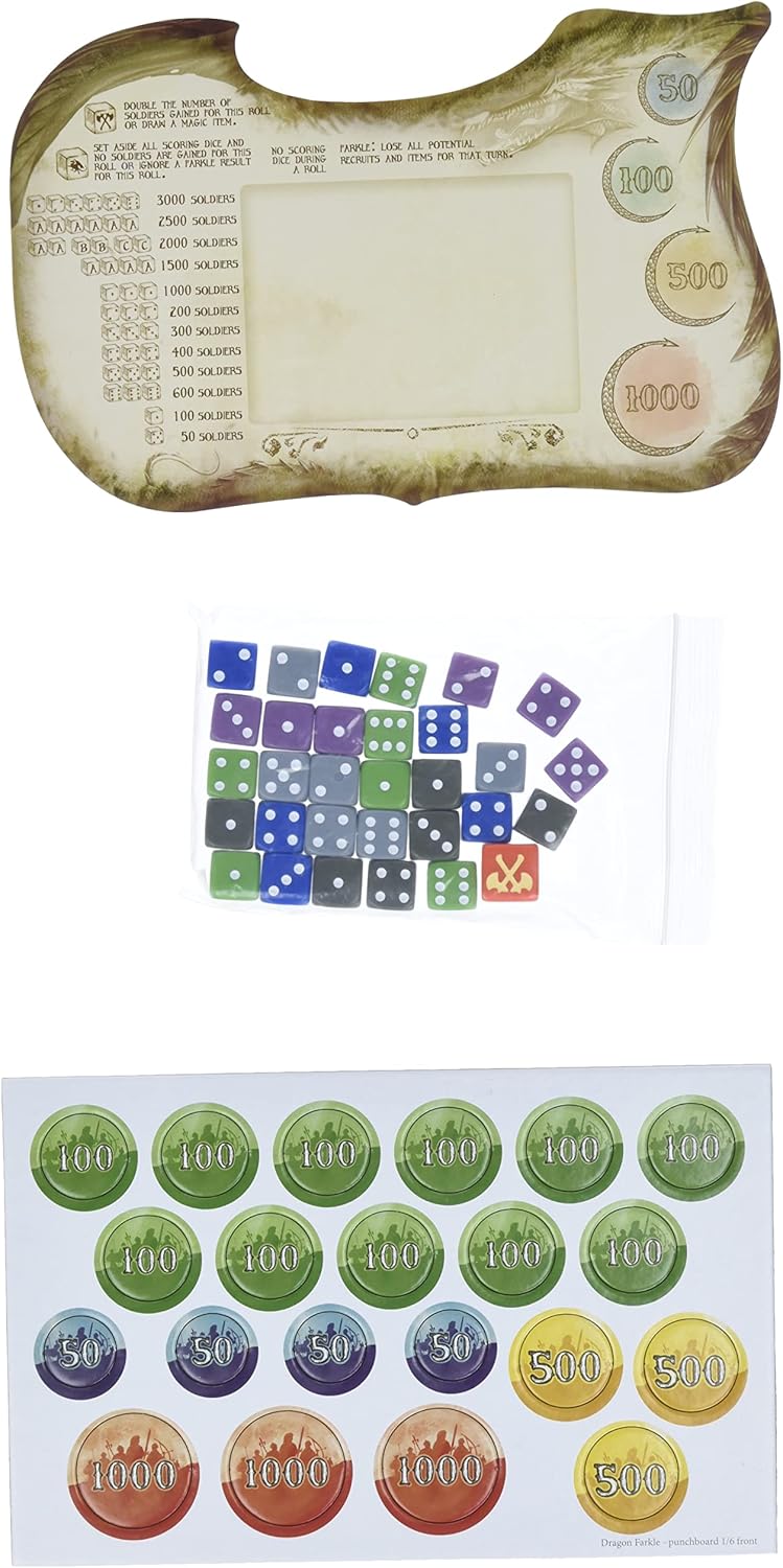 Dragon Farkle - WiredVillage Games - Z - Man Games