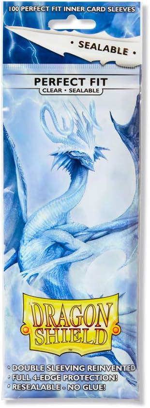 Dragon Shield Sealable Inner Card Sleeves - WiredVillage Games - Dragon Shield