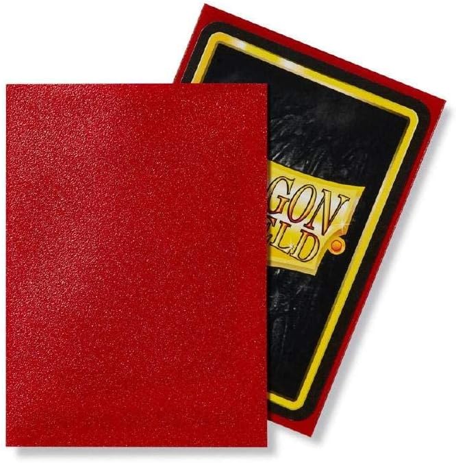 Dragon Shield | Standard Size Card Matte Sleeves 100 CT Ruby - Matte - Board Game Accessory
