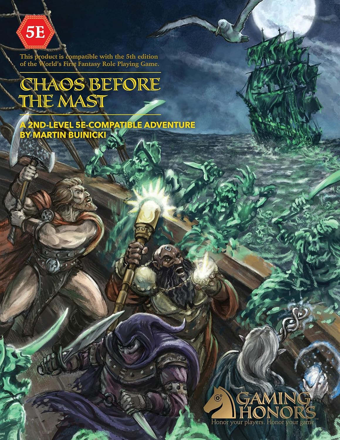 Dungeons and Dragons Chaos Before The Mast 5E - WiredVillage Games - WiredVillage Games