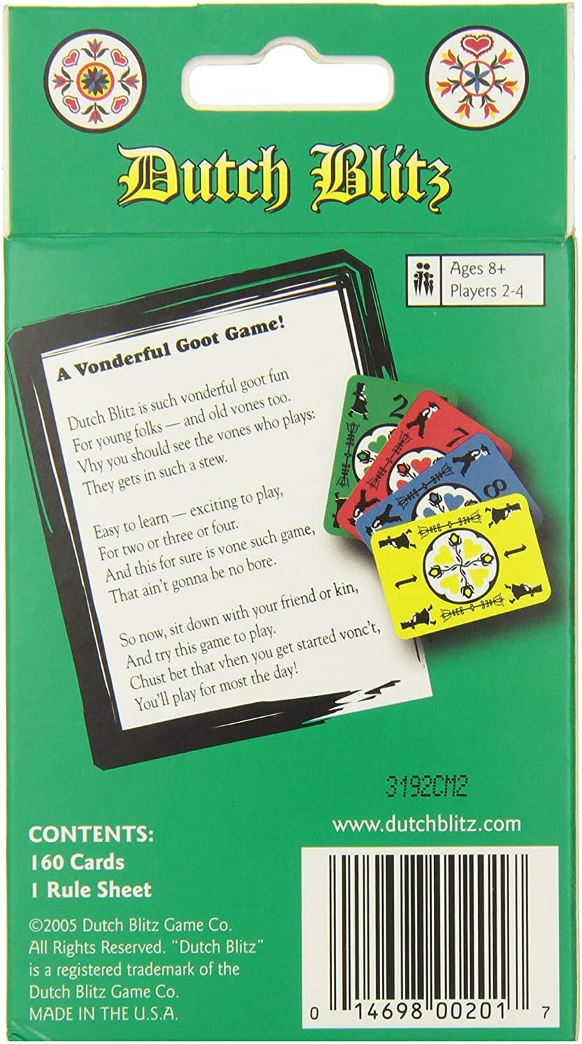 Dutch Blitz Card Game - WiredVillage Games - Dutch Blitz