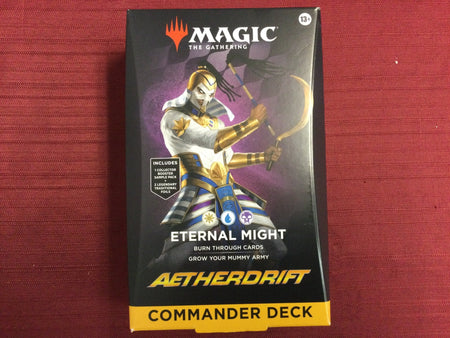 Magic the Gathering Aetherdrift Eternal Might Commander Deck - WiredVillage Games - Wizards of the Coast