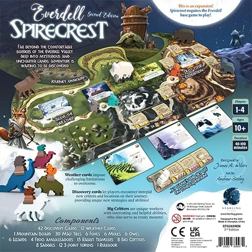 Everdell Spirecrest 2nd Edition - WiredVillage GamesStarling Games