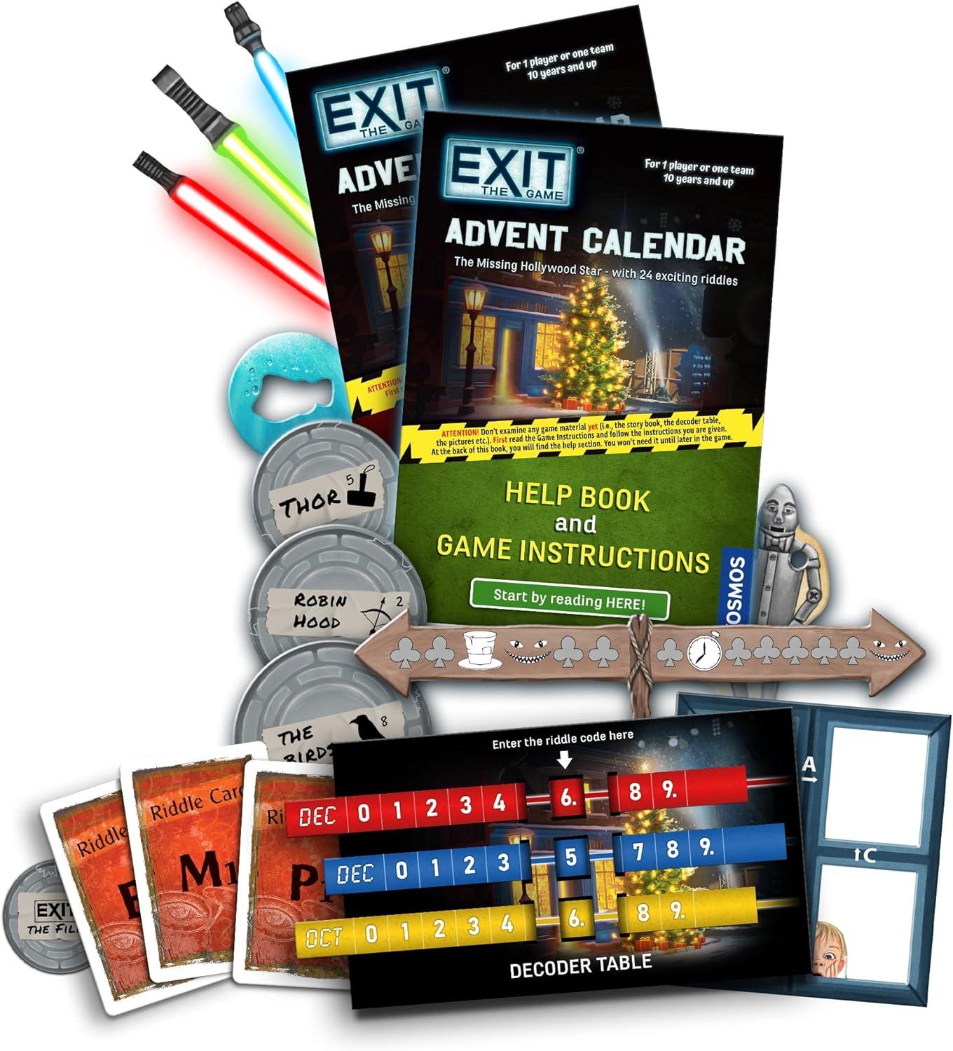 Exit Advent Calender - WiredVillage Games - Thames & Kosmos