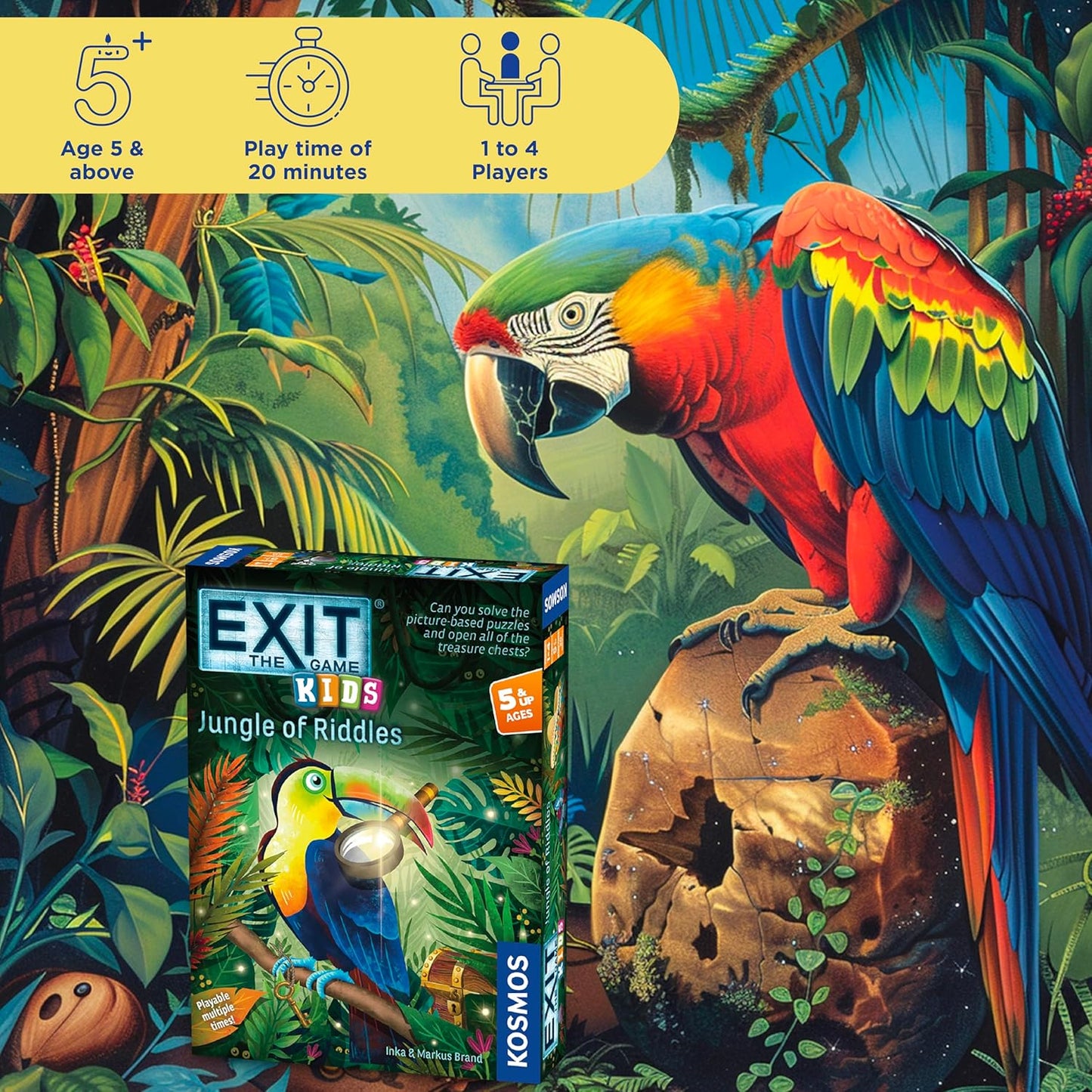 EXIT: The Game Kids - Jungle of Riddles - WiredVillage GamesWiredvillage Games