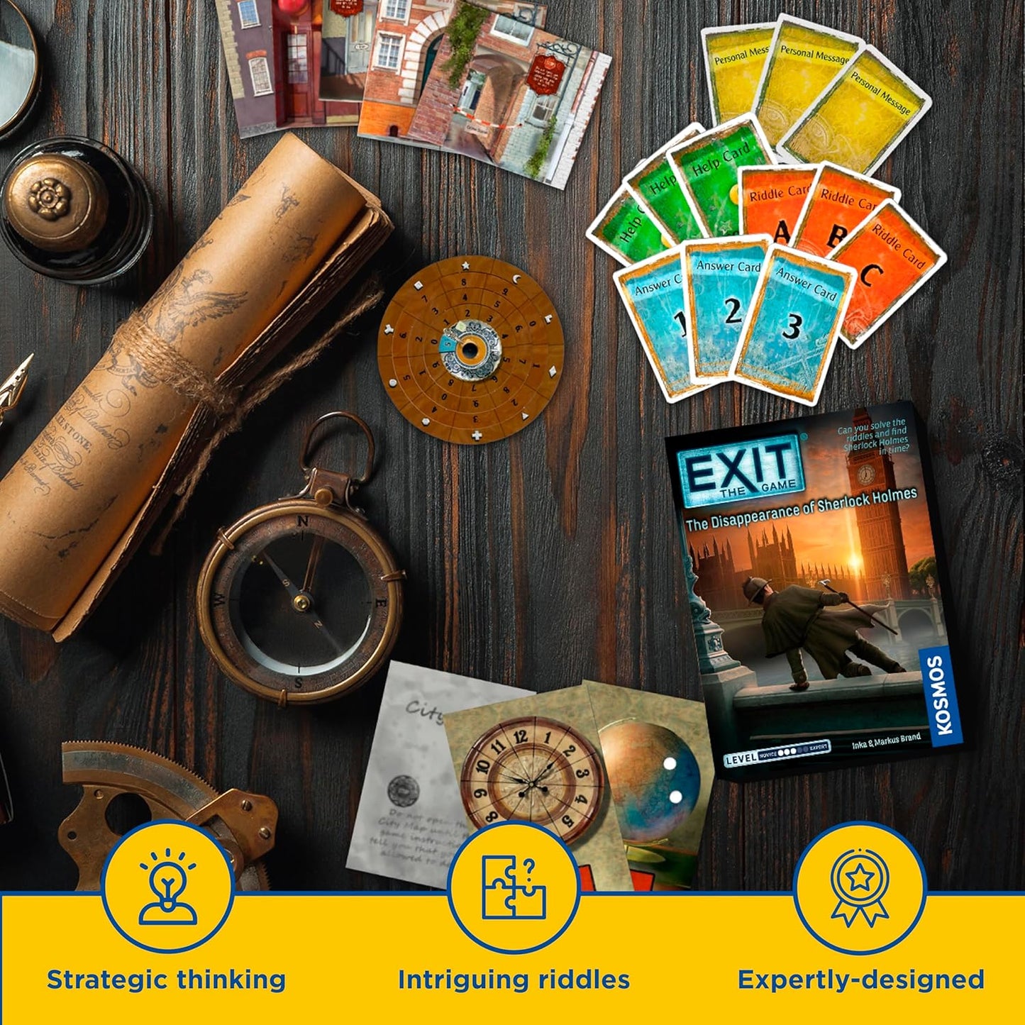EXIT: The Game - The Disappearance of Sherlock Holmes - WiredVillage GamesThames & Kosmos