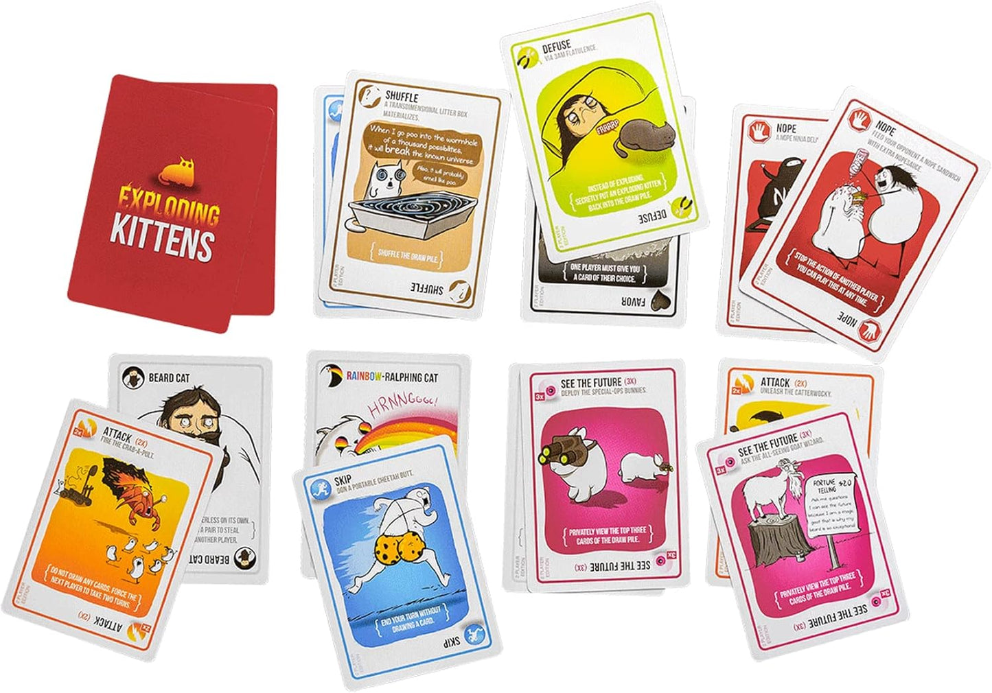 Exploding Kittens 2 Player Edition - WiredVillage Games - Exploding Kittens