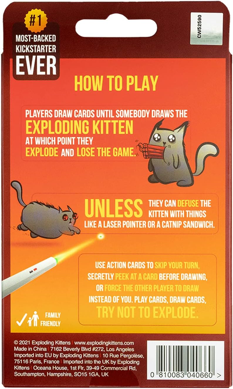 Exploding Kittens 2 Player Edition - WiredVillage Games - Exploding Kittens
