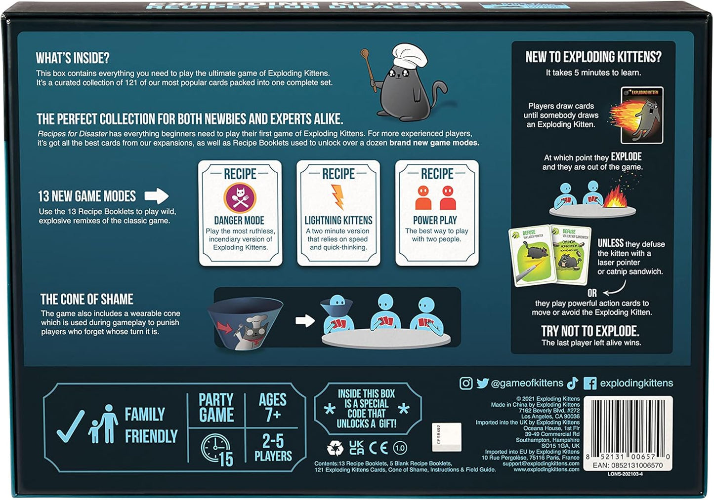Exploding Kittens Recipes for Disaster - WiredVillage Games - Exploding Kittens
