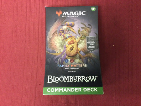 Magic the Gathering Bloomburrow Family Matters Commander Decks - WiredVillage Games - Wizards of the Coast