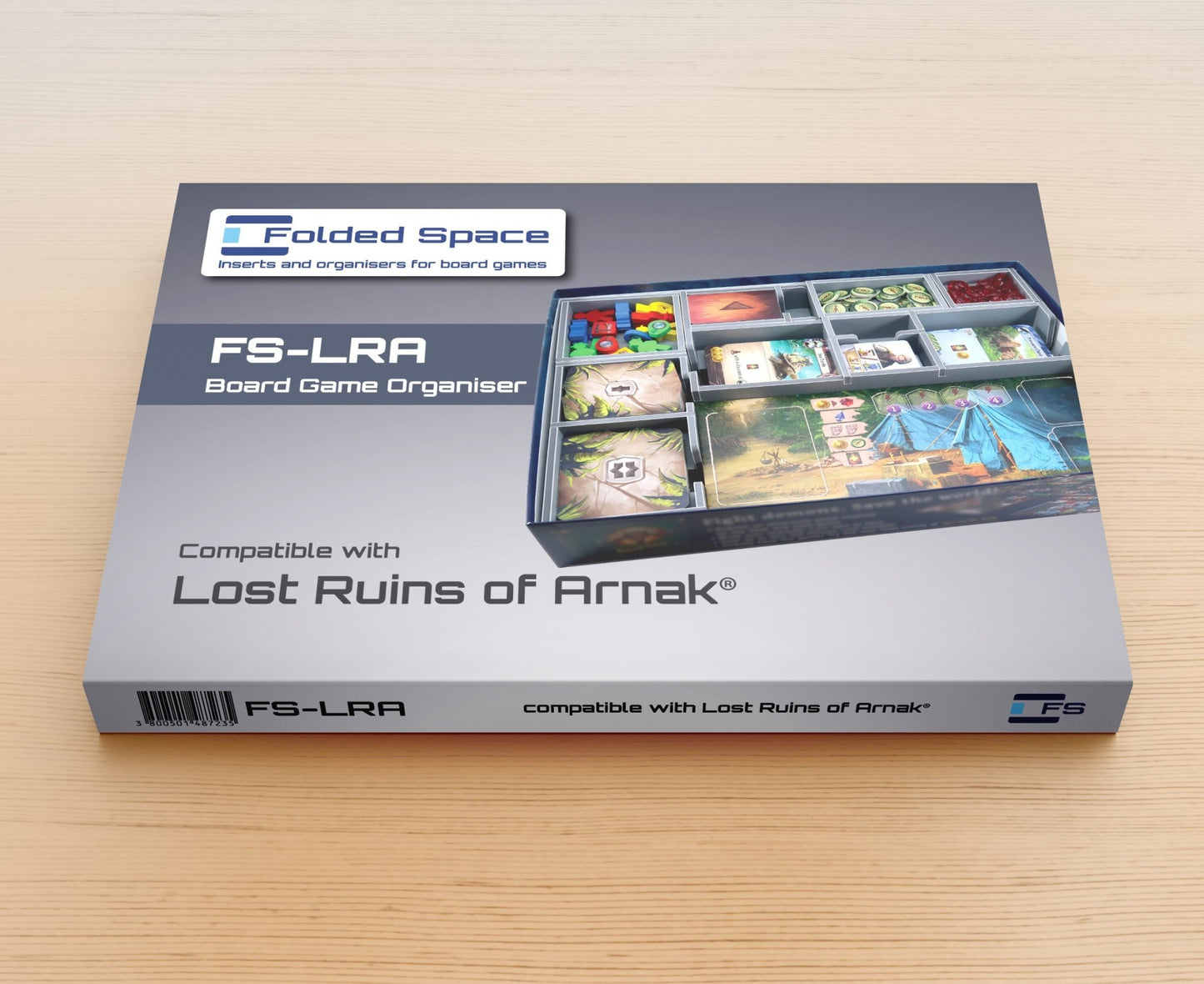 FOLDED SPACE Box Insert: Lost Ruins of Arnak - WiredVillage Games - Wiredvillage Games