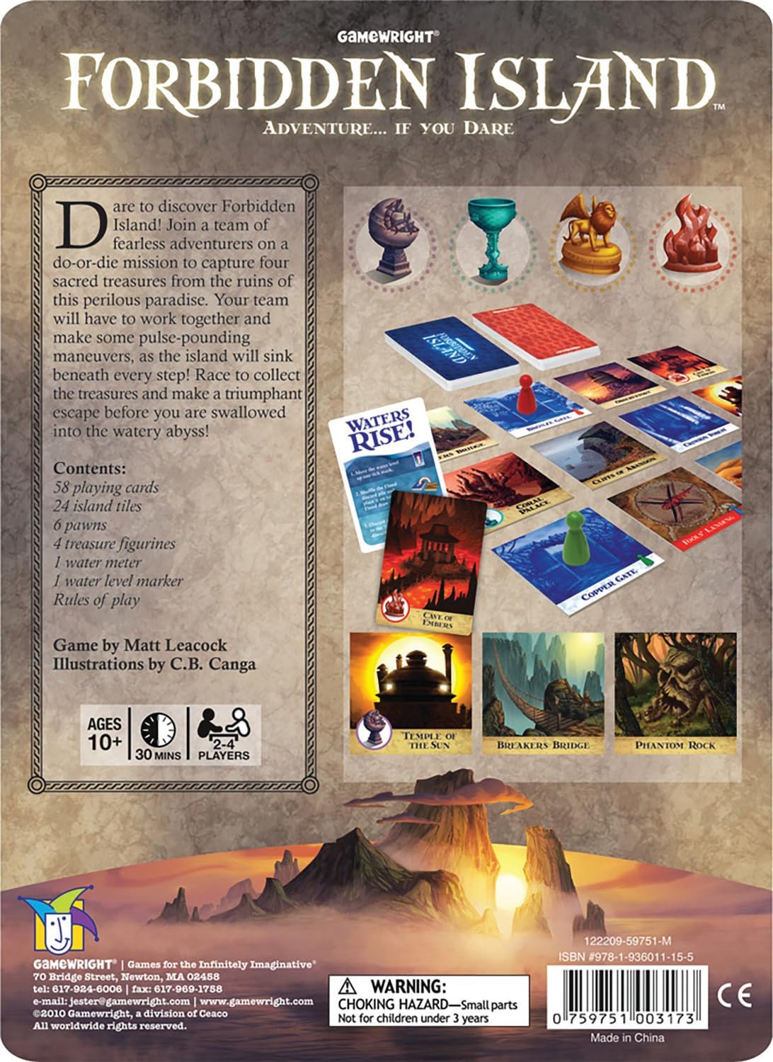Forbidden Island - WiredVillage Games - Gamewright