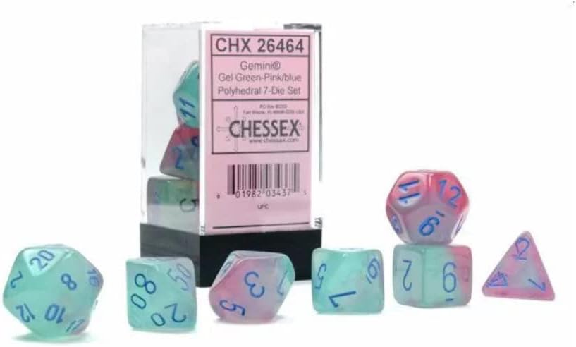 GEMINI 7 - DIE SETS - WiredVillage Games - Wiredvillage Games