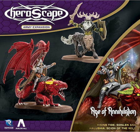 Heroscape: Rising Tide – Sonlen and Halushia, Scion of the Wild Army Expansion - WiredVillage Games - Renegade Game Studios