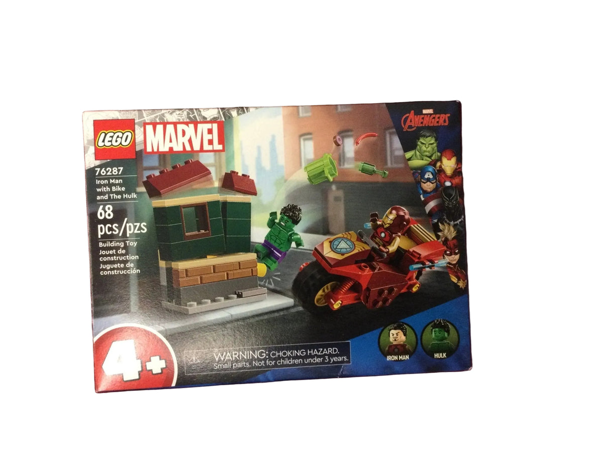 LEGO Marvel Iron Man with Bike and the Hulk 76287 - LEGO